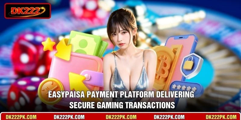 EasyPaisa payment platform delivering secure gaming transactions