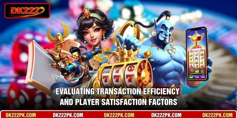 Evaluating transaction efficiency and player satisfaction factors