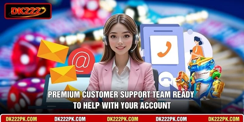 Premium customer support team ready to help with your account