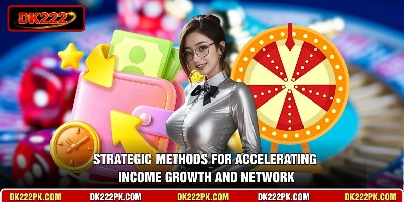 Strategic methods for accelerating income growth and network