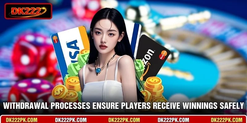 Withdrawal processes ensure players receive winnings safely